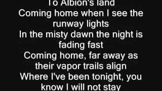 Iron Maiden  Coming Home Lyrics [upl. by Norted]