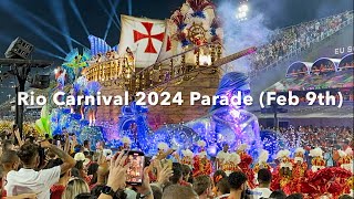 Rio Carnival 2024 Samba School Parade Access Group on Feb 9th [upl. by Chassin]