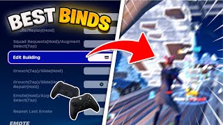 NEW BEST BINDS For Controller Fortnite Players ClawDoubleClaw  Fortnite Chapter 5 UPDATED [upl. by Strage144]