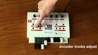 Ferrofish B4000 MIDIExpander Hammond B3 emulator clone wheel organ module [upl. by Zigmund]