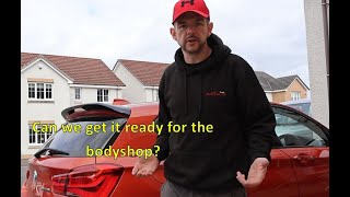 Getting my 140i ready for the bodyshop using parts from Ebay part 4 m140i part 4 [upl. by Eisdnil806]