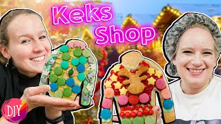 KEKSE DEKORIEREN AUF DEM WEIHNACHTSMARKT Süßer neuer Shop mit DIY Workshop [upl. by Irby902]