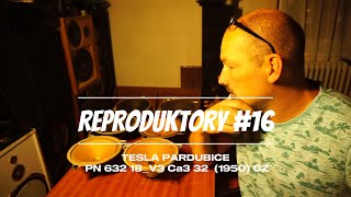 REPRODUKTORY 16  6x TESLA PARDUBICE PN 632 18V3 Ca3 32 1950 CZ [upl. by Ahtiuqal600]