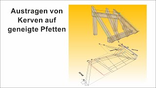 Kerven auf geneigte Pfetten austragen [upl. by Duyne]