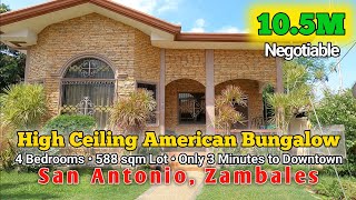 High Ceiling Bungalow  San Antonio Zambales [upl. by Anuaek394]