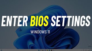 How to Enter BIOS Configuration in Windows 11  ASUS SUPPORT [upl. by Jaime]