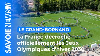 Les Alpes françaises décrochent officiellement les Jeux Olympiques dhiver 2030 [upl. by Dyane]