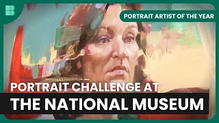 Intense Art Competition at National Museum  Portrait Artist of the Year  EP3  Art Documentary [upl. by Dougy]