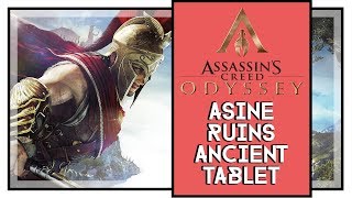 Assassins Creed Odyssey Asine Ruins Ancient Tablet Location [upl. by Annayr318]