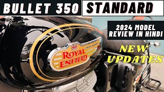 2024 Royal Enfield Bullet 350 Standard Detailed Review  New Updates  Price amp Offers [upl. by Eirot409]