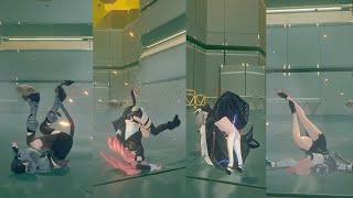 ZZZ characters Actually have their own Animations when thrown with a Heavy Punch [upl. by Chandless]