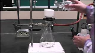 TRU Chemistry Labs How To Do Buchner Funnel Vacuum Filtration [upl. by Yelrebma]