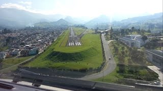 Most Difficult Landing in Colombia  Cockpit View HD 1080p [upl. by Notloc]