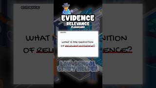 EVIDENCE FLASHCARD Relevance 🔎📋 lawschool barexam flashcards evidence 2L study [upl. by Vaas]