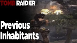 Tomb Raider  Previous Inhabitants  Cliffside Bunker Challenge guide All Flag locations [upl. by Noived]