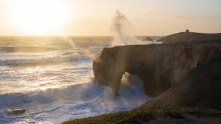 Grandes marées sur la côte sauvage de Quiberon en Bretagne [upl. by Charlet285]