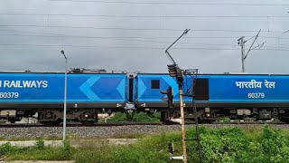 High Speed Electric Locomotive  WAG12B 25 kV AC with WAP5 ON WDFC CORRIDOR TRACK [upl. by How]