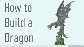 Minecraft Tutorial Dragon Statue [upl. by Blus66]