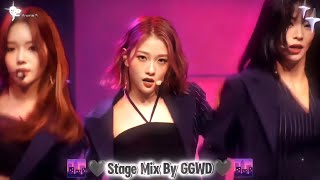 프로미스나인 Fromis9  Escape Room 무대 믹스 STAGE MIX🌆🖤 [upl. by Adnahcal843]