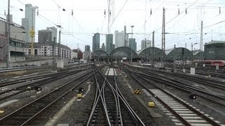 Führerstandsmitfahrt von Mainz Hbf nach Frankfurt Hbf  BR 143  DB Deutsche Bundesbahn Nr 14 [upl. by Itak]