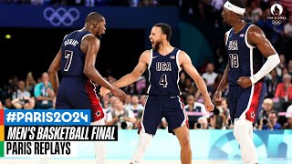 Mens Basketball Gold Medal Match 🏀  Full Replay  Paris Replays [upl. by Cofsky]