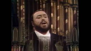 VHS Christmas with Luciano Pavarotti  Montreals Notre Dame Cathedral  1978 [upl. by Yrrah]