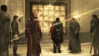 Codex Pages Deciphered Ezio Mario Paola Machiavelli Gather at Villas Wall Assassins Creed 2 [upl. by Anale]