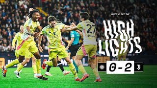 HIGHLIGHTS SERIE A  Udinese 02 Juventus  Crucial Thuram amp Savona’s Goal For the Win [upl. by Yvonner]