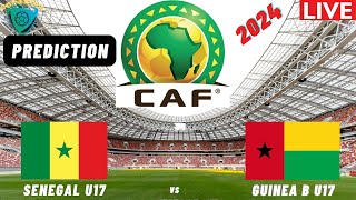 Senegal vs Guinea Bissau Semi Final U17 CAF Africa Nations Cup 2024 Qualification [upl. by Ellenad681]