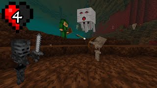 Minecraft Bedrock  Teamwork Challenge Skeleton Of Doom 4 [upl. by Prasad473]