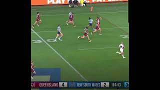 Bradman Best Try vs QLD Maroons State Of Origin 2024 🏉 [upl. by Dolly]