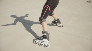 How to stop SAFE on inline skates  Plow amp TStop skating tutorial [upl. by Einwahr]