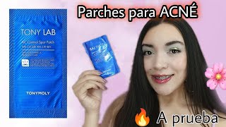 RESEÑA PARCHES para ACNÉ  AC Control Spot Patch TONY MOLY  ¿DESINFLAMAN LOS GRANITOS 🔥😧 [upl. by Ennaimaj991]