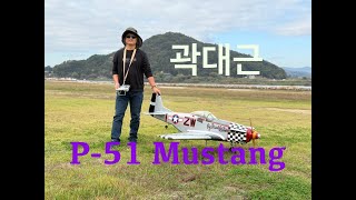 P51 Mustang Topflite OS GT60 곽대근 [upl. by Elumas]