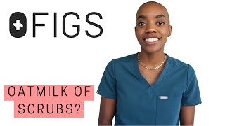 FIGS Scrubs Review  Amethyst Bright Fuchsia Caribbean Blue Unboxing and TryOn [upl. by Clifford]