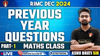 Previous Year Questions  RIMC Dec 2024  RIMC Coaching  RIMC Maths Class  RIMC Online Classes [upl. by Maloy924]