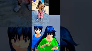 Recreation the tiktok trendytshorts sakuraschoolsimulator viralshorts [upl. by Hernandez]