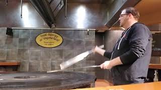 Sword tricks bds Mongolian grill [upl. by Kceb]