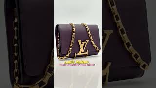 Timeless Sophistication The Louis Vuitton Chain Shoulder Bag [upl. by Eelime]