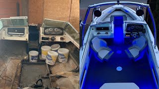 Sea Ray Seville Bowrider 89 restoration process [upl. by Lyrem]