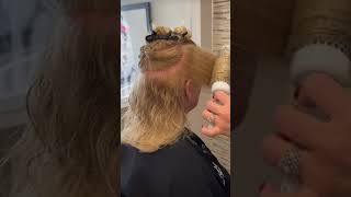 Blow out viralvideotiktok beautysalon top10aromasalonforyoupageforyou hairstyle haircut [upl. by Favrot]