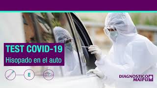 Test COVID19 por RTPCR  Hisopado en el auto [upl. by Ifok]