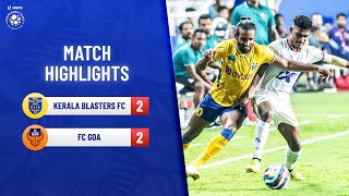 Highlights  Kerala Blasters FC vs FC Goa  Match 46  Hero ISL 202122 [upl. by Garek]