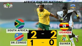 South Africa 22 Uganda  DR Congo 10 Guinea AFCON Qualification  Live Watchalong [upl. by Obrien499]