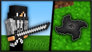 So I added 8 NINJA OVERPOWERED WEAPONS in Minecraft Datapack Katana Shuriken amp more [upl. by Ultun76]