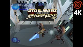 Star Wars Episode I Jedi Power Battles 4K  2160p 60fps Redream Emulator Premium Sega Dreamcast [upl. by Leaj]