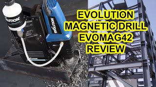 Evolution EVOMAG42 Magnetic Drill  How to use a Magnetic Drill [upl. by Ahsaercal645]