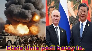 Poutine kap fè dyolè janl ramase teritwa nan Ukraine mwa out la Américain yo pa kontan Vin tande [upl. by Gusba]