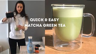 How To Make A Matcha Latte At Home  My Easy 2 minute Matcha Recipe [upl. by Assenaj]