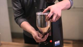 Mazzer Robur Electronic Conical Burr Espresso Grinder Overview [upl. by Cullan859]